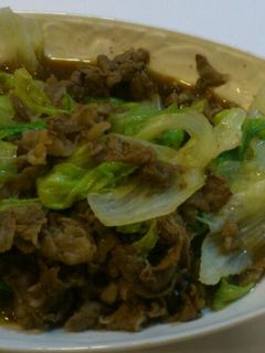 牛肉とレタスのしゃきしゃき炒め-レシピのメイン写真