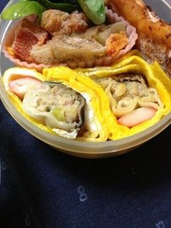 餃子大葉カニカマ卵焼き-レシピのメイン写真
