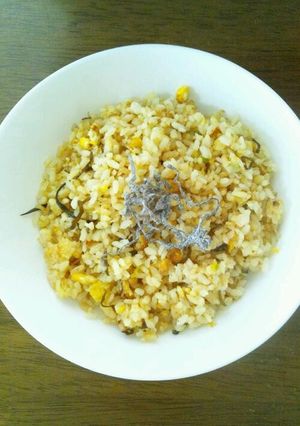 超パラパラ！じゃこ塩昆布の和風チャーハン-レシピのメイン写真