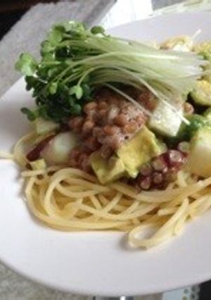 簡単タコとアボカドのネバスタ♪-レシピのメイン写真