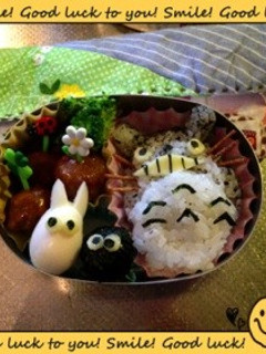 トトロべんとう(キャラ弁)-レシピのメイン写真
