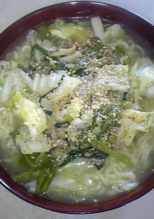 ごま油香る野菜＆キノコたっぷりラーメン-レシピのメイン写真