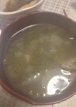 塩麹タケノコとセロリのスープ-レシピのメイン写真