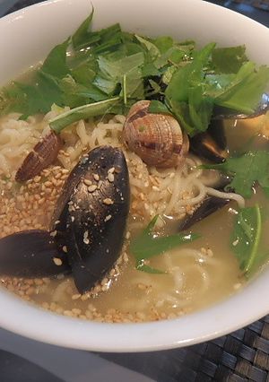 貝の旨味たっぷり塩ラーメン-レシピのメイン写真