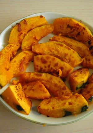 すぐできる　かぼちゃの付け合せ-レシピのメイン写真