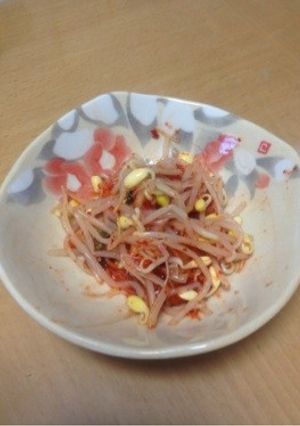 豆もやしのキムチ和え-レシピのメイン写真