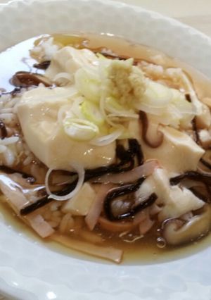 豆腐の塩こんぶあんかけ-レシピのメイン写真