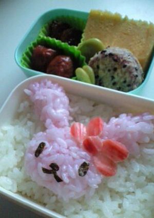 簡単♪詰めご飯でうさぎさん〈キャラ弁〉-レシピのメイン写真