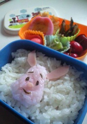 簡単♪詰めご飯でピグレット〈キャラ弁〉-レシピのメイン写真