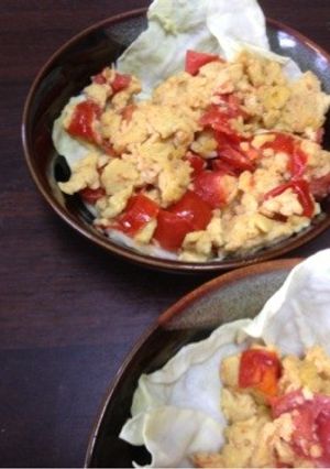 ミニトマトと卵の炒め物-レシピのメイン写真