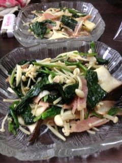 きのこたっぷりほうれん草のバター炒め-レシピのメイン写真