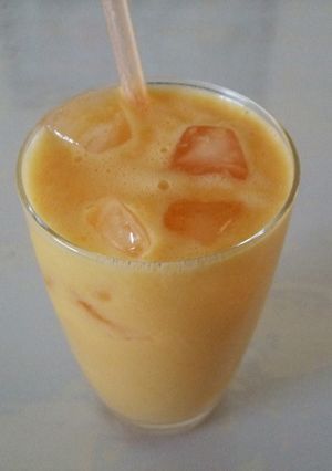 オレンジ飲むヨーグルト-レシピのメイン写真