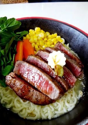 ♛ビフテキラーメン♛-レシピのメイン写真