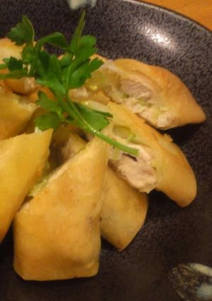 鶏むね肉で簡単あっさり春巻き♪-レシピのメイン写真