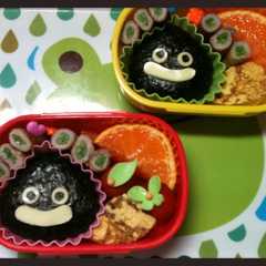 A picture of キャラ弁　スライム.