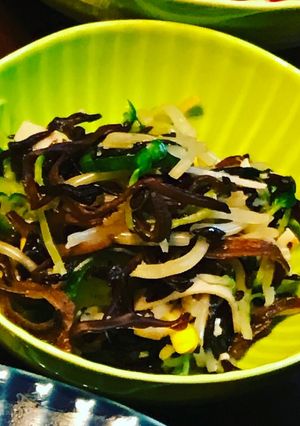 栄養たっぷり！ひじきの青じそサラダ-レシピのメイン写真