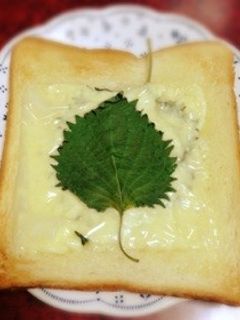 簡単!大葉チーズトースト-レシピのメイン写真
