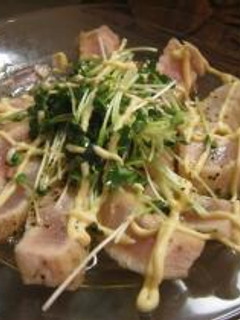 マグロのカルパッチョ風-レシピのメイン写真