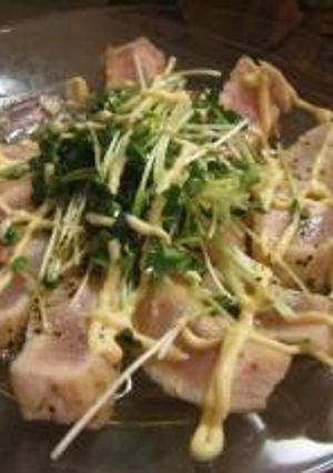 マグロのカルパッチョ風-レシピのメイン写真