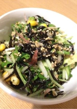 ひじきときゅうりの香味ゴマ酢和え-レシピのメイン写真