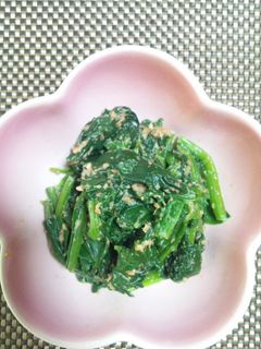 簡単☆ほうれん草のごまマヨ和え-レシピのメイン写真