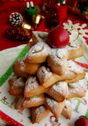 一足早いクリスマス♪黒糖のお星様パン-レシピのメイン写真