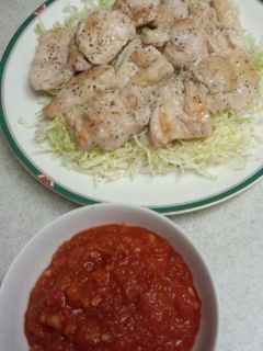 トマトソースのチキンソテー-レシピのメイン写真