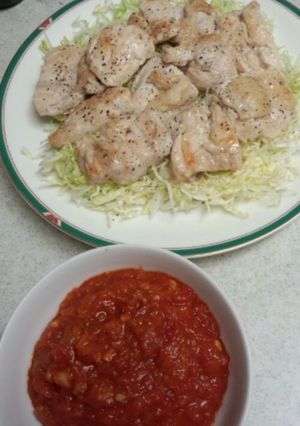 トマトソースのチキンソテー-レシピのメイン写真