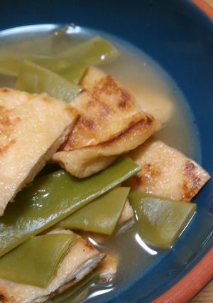 モロッコ豆とアゲのあっさり煮-レシピのメイン写真