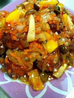 あんかけ☆スパム揚げ団子♪-レシピのメイン写真
