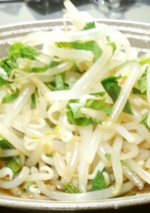 もやしと大葉のポン酢サラダ（時短メニュー-レシピのメイン写真