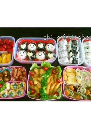 運動会のお弁当☆2013-レシピのメイン写真