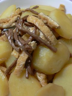 ほっこりジャガイモ・ぜんまいの煮物-レシピのメイン写真