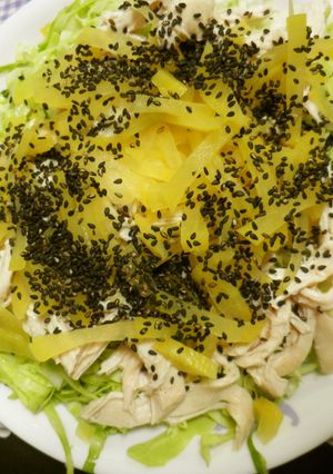 簡単、ｷｬﾍﾞﾂ､ﾁｷﾝ､レンジするだけ-レシピのメイン写真