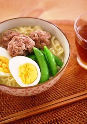 簡単肉団子の塩ラーメン-レシピのメイン写真