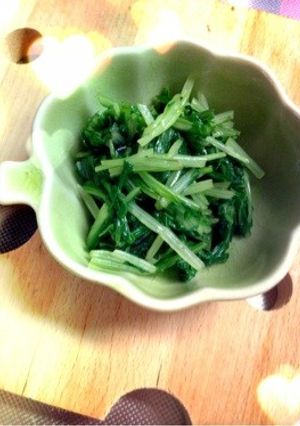 パクパク水菜-レシピのメイン写真