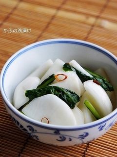 昆布茶が決め手! かぶの浅漬け-レシピのメイン写真