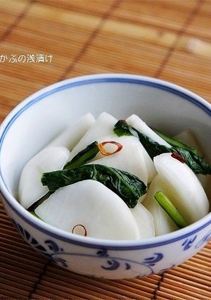 昆布茶が決め手！ かぶの浅漬け-レシピのメイン写真