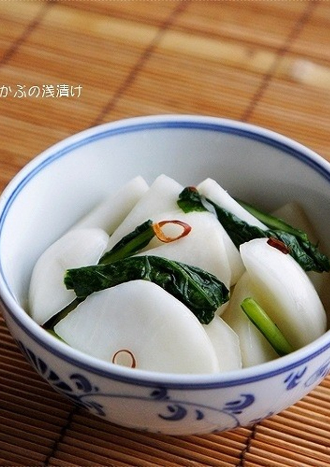 昆布茶が決め手！ かぶの浅漬け-レシピのメイン写真