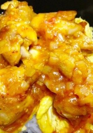 鶏のチリソース丼-レシピのメイン写真