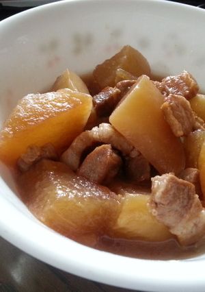 ウチの、豚と大根の甘辛煮-レシピのメイン写真