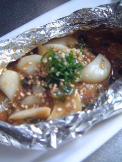 まるごとにんにくの甘辛味噌ホイル焼き-レシピのメイン写真