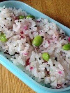 彩きれいな混ぜご飯-レシピのメイン写真