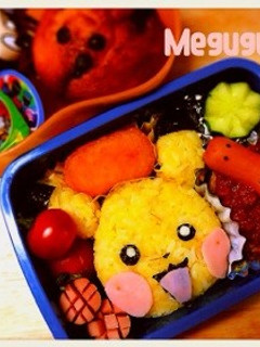 簡単‼ ピカチュウ♡キャラ弁♡-レシピのメイン写真