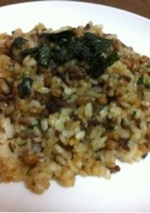 納豆チャーハン-レシピのメイン写真