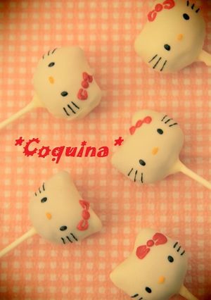 簡単かわいいハロ−キティのケーキポップ♪-レシピのメイン写真