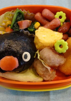 ピングー 幼稚園用キャラ弁-レシピのメイン写真