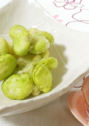 ✿そら豆の天ぷら✿-レシピのメイン写真