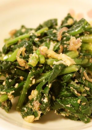 ほうれん草とみょうがの胡麻和え-レシピのメイン写真