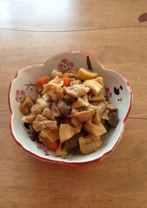 竹の子と油揚げの煮物-レシピのメイン写真